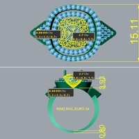 Cushion Diamond Ring R 193 - Thumbnail 5