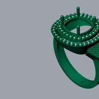 Cushion Diamond Ring R 193 - Thumbnail 6