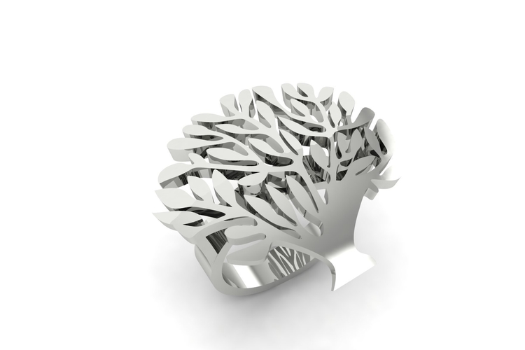 Tree Of Life Ring R 191 3D Print 508198