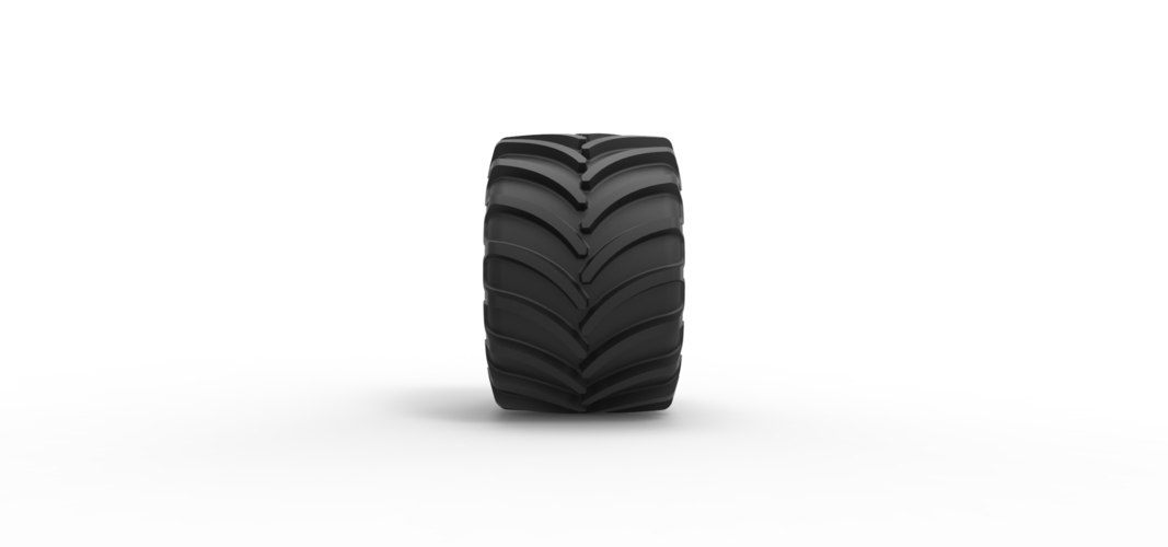 Diecast Tractor tire 14 Scale 1:25 3D Print 508225