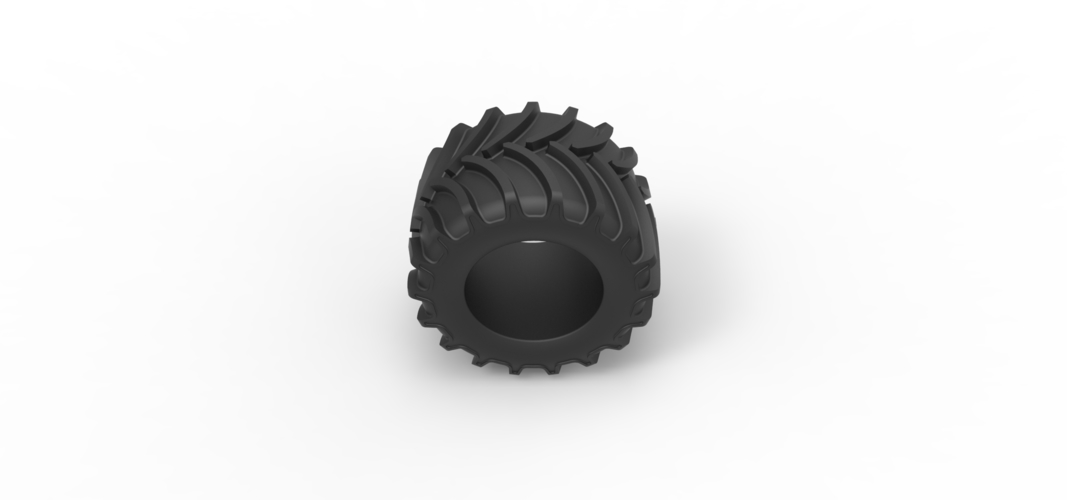 Tractor tire 14 Scale 1:25 3D Print 508227