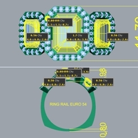 Amethyst Diamond Three stone Ring R 189 - Thumbnail 5