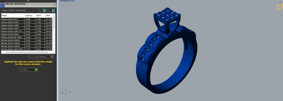 Engagement Diamond Ring R 186 3D Print 508347