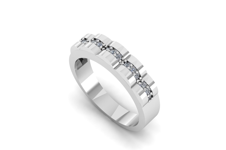 Diamond Ring R 185 3D Print 508350