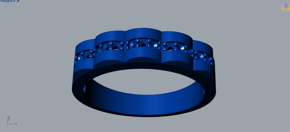 Diamond Ring R 185 3D Print 508355