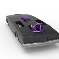 Front engine old school dragster with shell V2 Scale 1:25 - Thumbnail 12