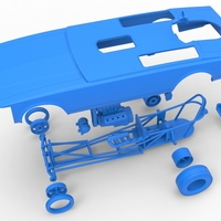 Front engine old school dragster with shell V2 Scale 1:25 - Thumbnail 17