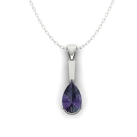 Pear Shape Diamond Pendant and Earring Set S 19 - Thumbnail 2
