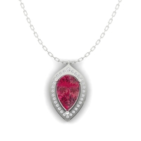 Pear Emerald Pendant P 066 - Thumbnail 2