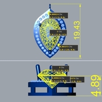 Pear Emerald Pendant P 066 - Thumbnail 4