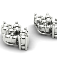 Leaf Diamond Earring E 16 - Thumbnail 3