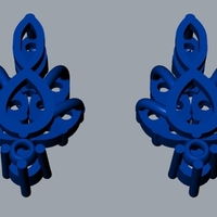 Leaf Diamond Earring E 16 - Thumbnail 7