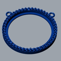 Coin Bezel Diamond Pendant 065 - Thumbnail 6