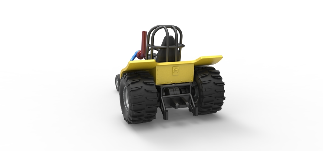 Diecast Mini Rod pulling tractor 8 Scale 1:25 3D Print 508477