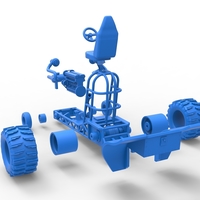 Mini Rod pulling tractor 8 Scale 1:25 - Thumbnail 20