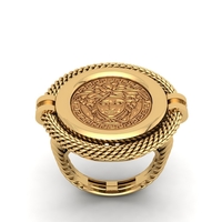 Coin Bezel Ring R 178 - Thumbnail 2