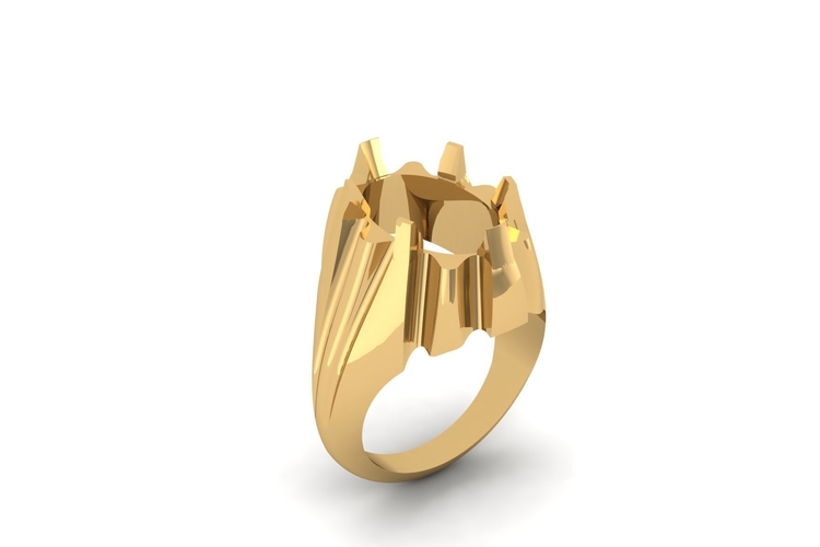 Cutter Signet Ring R 183 3D Print 508502