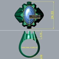 Cutter Signet Ring R 183 - Thumbnail 5