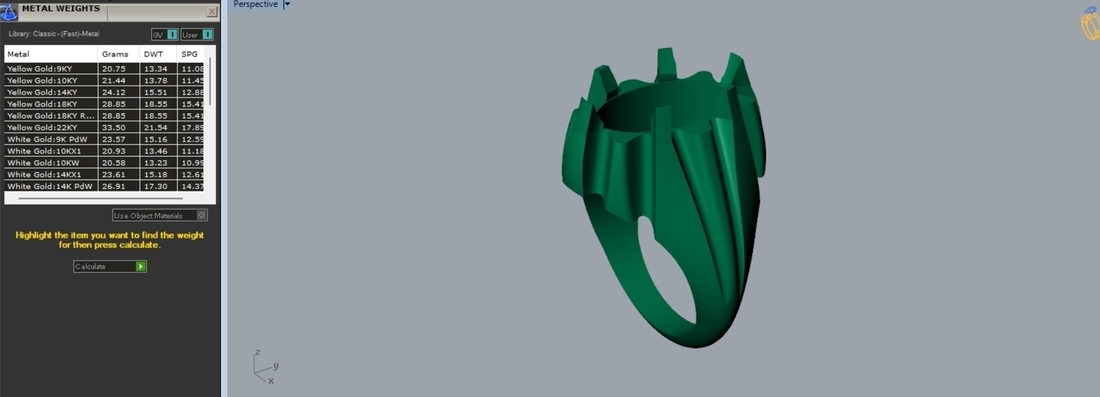 Cutter Signet Ring R 183 3D Print 508504