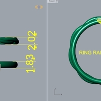 Baguette Ring R 182 - Thumbnail 5