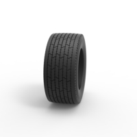 Super single semi tire 3 Scale 1:25 - Thumbnail 3