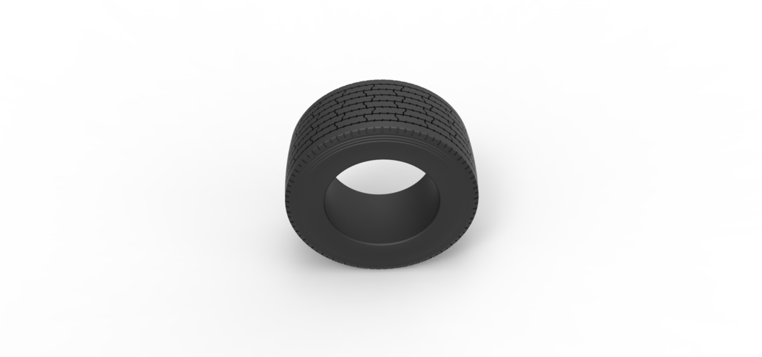 Diecast Super single semi tire 3 Scale 1:25 3D Print 508522