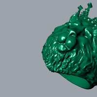 Lion Signet Ring R 181 - Thumbnail 6