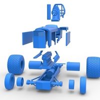 Tractor dragster concept Scale 1:25 - Thumbnail 18