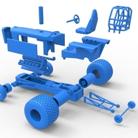Tractor dragster concept Scale 1:25 - Thumbnail 21