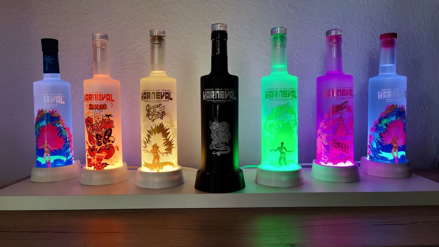 LED Bottle Light 3D Print 508565