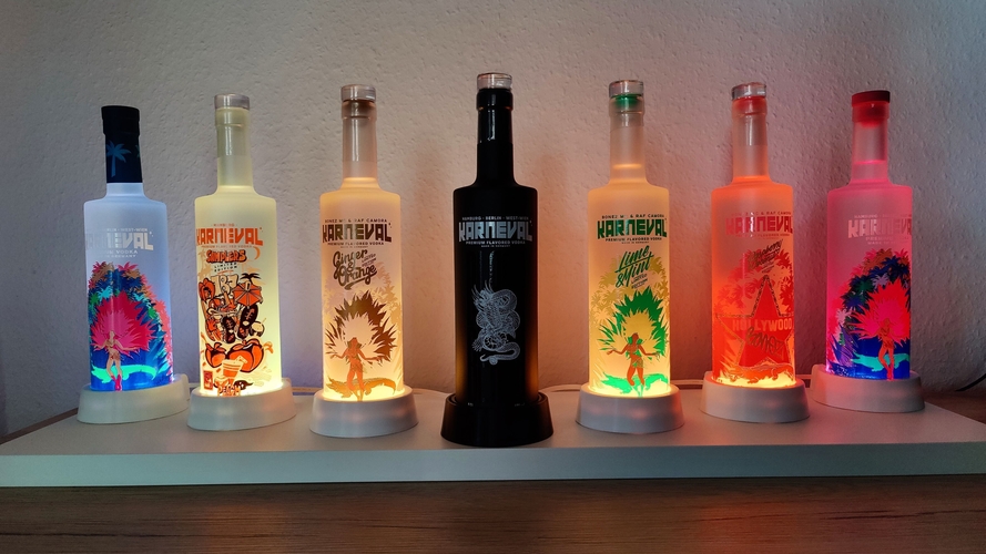 LED Bottle Light 3D Print 508566