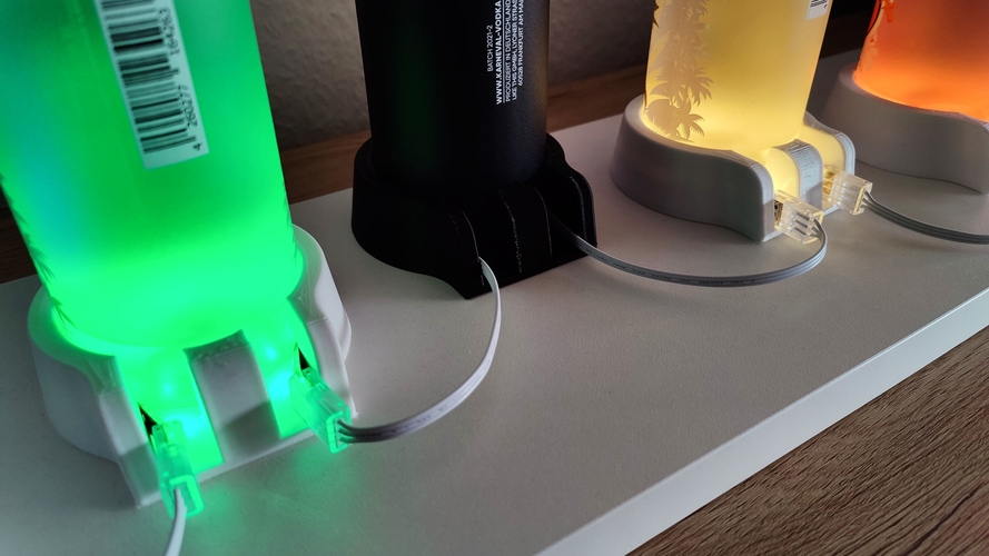 LED Bottle Light 3D Print 508584