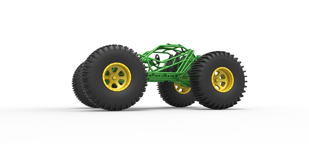 3D Printed Rock bouncer on low-pressure wheels Scale 1:25 by ...