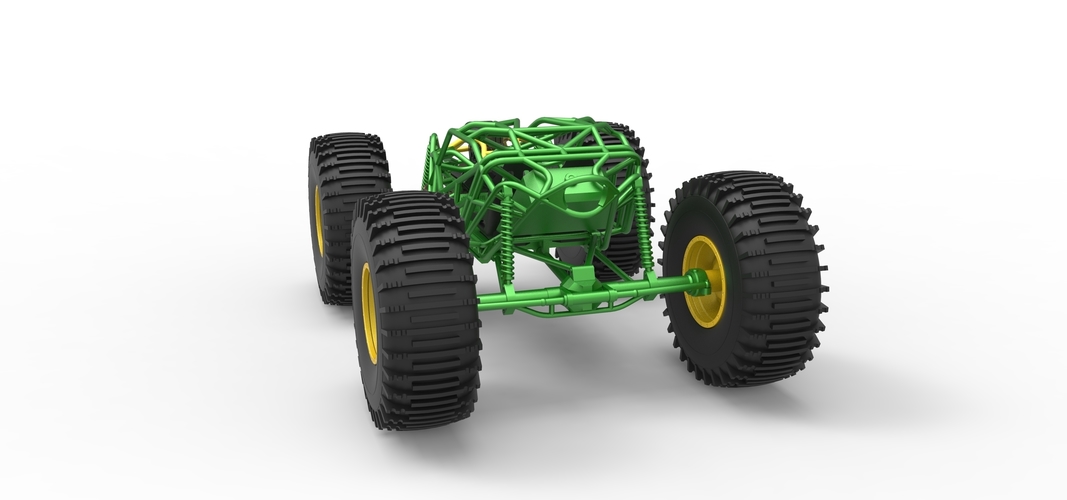 3D Printed Rock bouncer on low-pressure wheels Scale 1:25 by ...