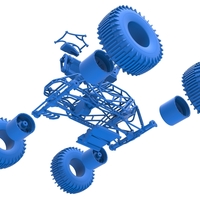 Rock bouncer on low-pressure wheels Scale 1:25 - Thumbnail 16