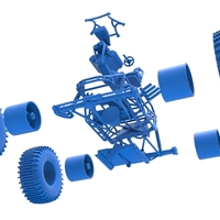 Rock bouncer on low-pressure wheels Scale 1:25 - Thumbnail 18
