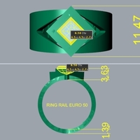 Square Sapphire Ring R 179 - Thumbnail 7