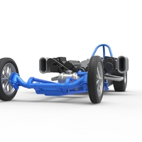 Front engine dragster with double supercharged V8 Scale 1:25 - Thumbnail 5