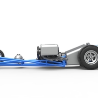 Front engine dragster with double supercharged V8 Scale 1:25 - Thumbnail 8