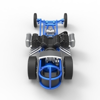 Front engine dragster with double supercharged V8 Scale 1:25 - Thumbnail 13