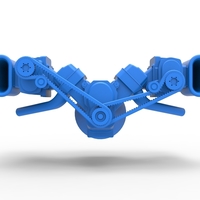 Engine V8 with double supercharger Version 5 Scale 1:25 - Thumbnail 4