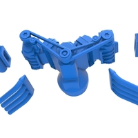 Engine V8 with double supercharger Version 5 Scale 1:25 - Thumbnail 15