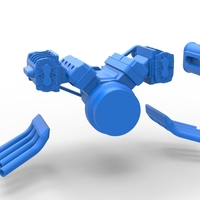 Engine V8 with double supercharger Version 5 Scale 1:25 - Thumbnail 16