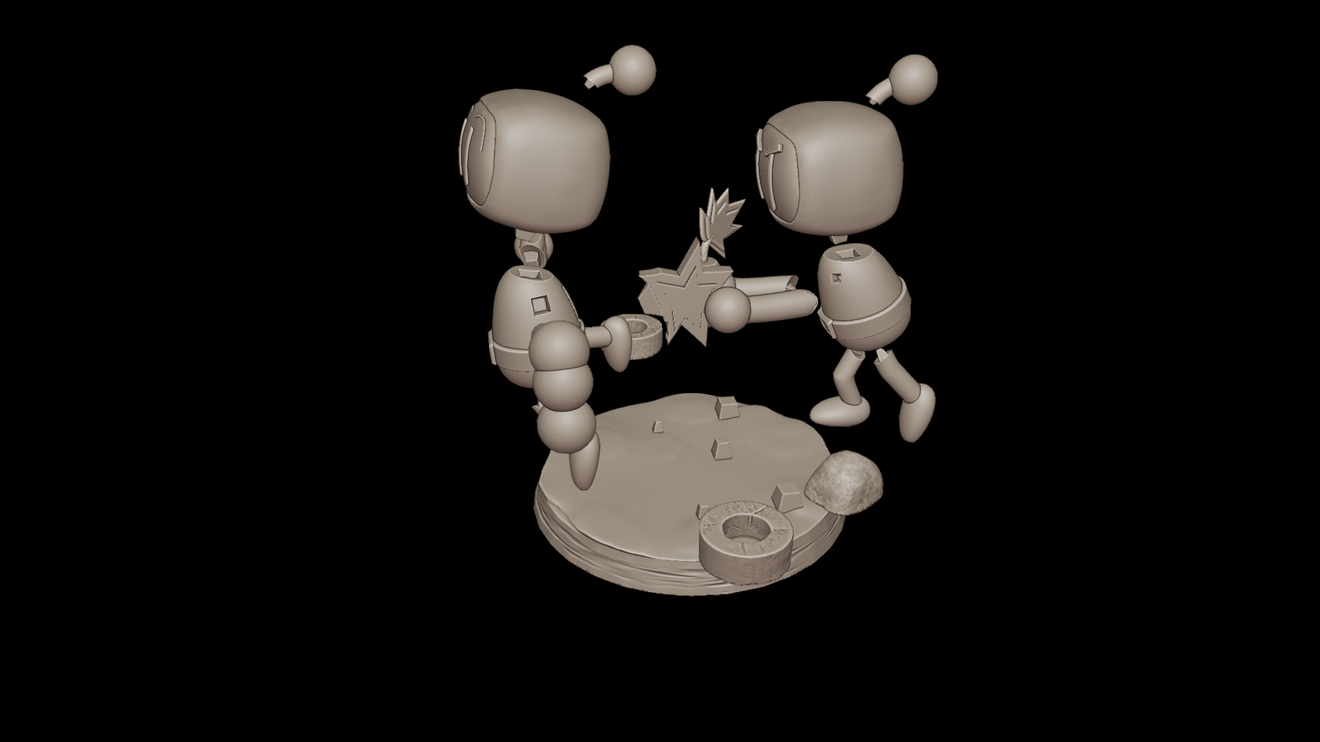 Games - Bomberman 4, GAMES_8380. 3D stl model for CNC