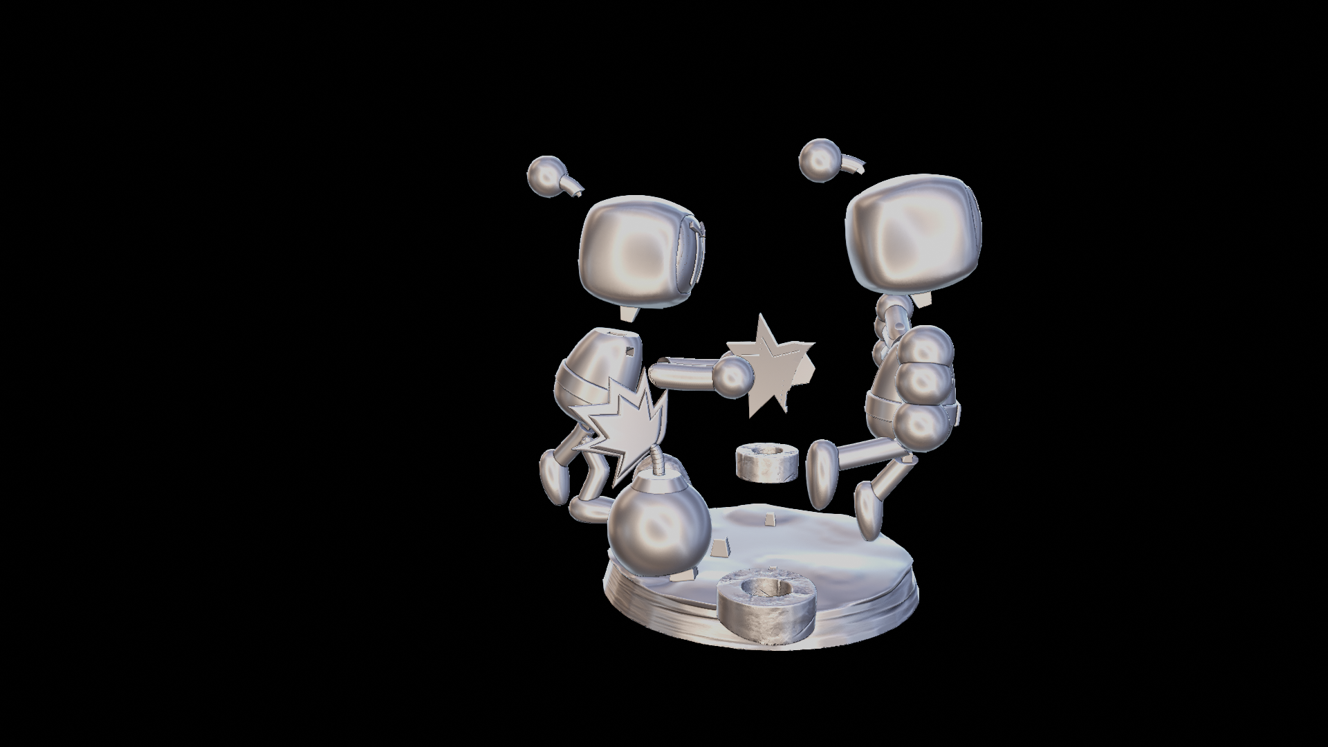 Games - Bomberman 4, GAMES_8380. 3D stl model for CNC