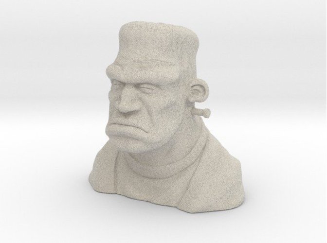 Frankie Figurine Bust Hollow 9cm Height 3D Print 50882