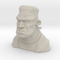 Frankie Figurine Bust Hollow 9cm Height - Thumbnail 1