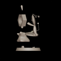 Gimmighoul and Meltan  Pokemon Diorama - Thumbnail 3