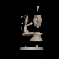 Gimmighoul and Meltan  Pokemon Diorama - Thumbnail 5