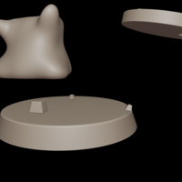 Gimmighoul and Meltan  Pokemon Diorama - Thumbnail 7